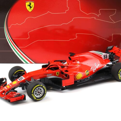 1:18 BBR F1 Ferrari SF71H Testing Fiorano 2021 Carlos Sainz red BBR211895