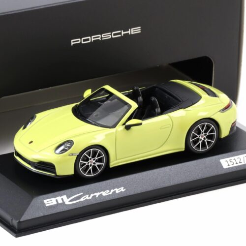 1:43 Minichamps Porsche 911 992.2 Carrera Cabriolet cartagena yellow WAP DEALER