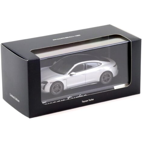 1:43 Norev Porsche Taycan Turbo (J1.2) Ice grey metallic WAP DEALER