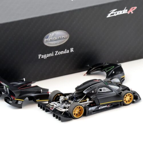 1:64 Casi Real x Motorhelix Pagani Zonda R fibra de carbono mate 650630001 - Imagen 3