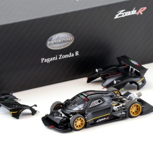 1:64 Casi Real x Motorhelix Pagani Zonda R fibra de carbono mate 650630001 - Imagen 4