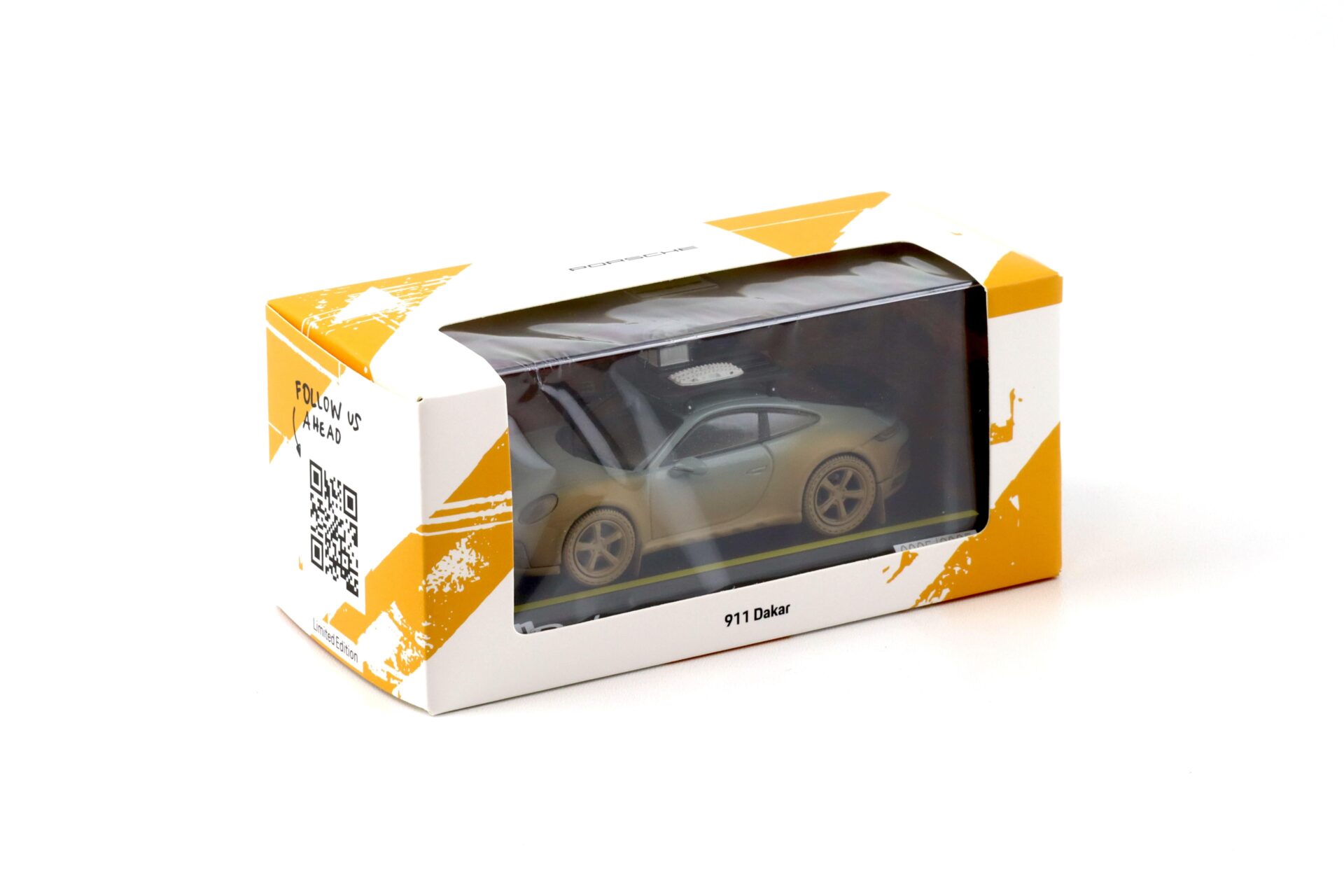 1:43 Spark Porsche 911 (992) Dakar AHEAD Shade green Dirty Version WAP DEALER