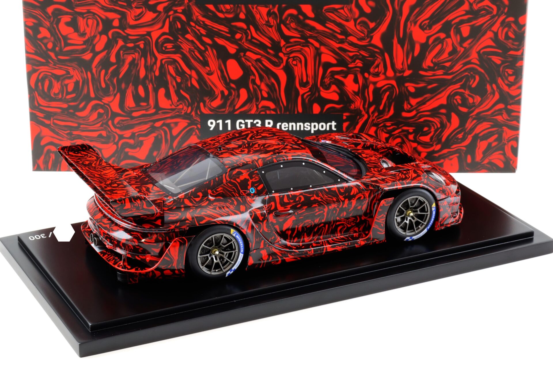 1:18 Spark Porsche 911 992 GT3 R Rennsport TC01 RX Testcar red/ black WAP DEALER