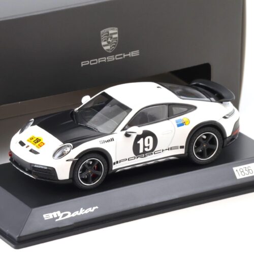 1:43 Spark Porsche 911 (992) Dakar white/ black #19 Limited WAP DEALER