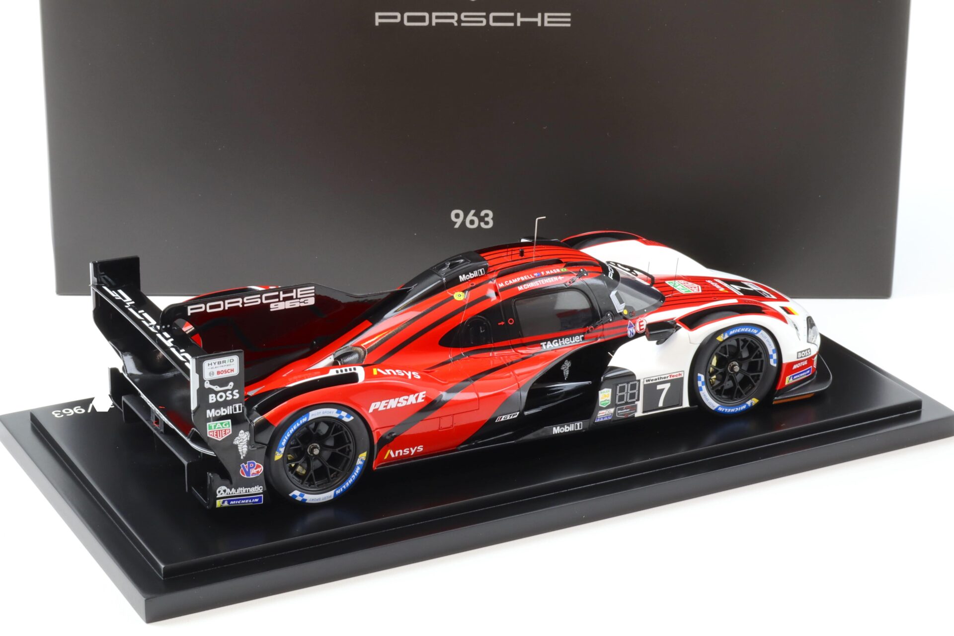 1:18 Spark Porsche 963 #7 - 24h Daytona 2023 Campbell/ Christensen WAP DEALER