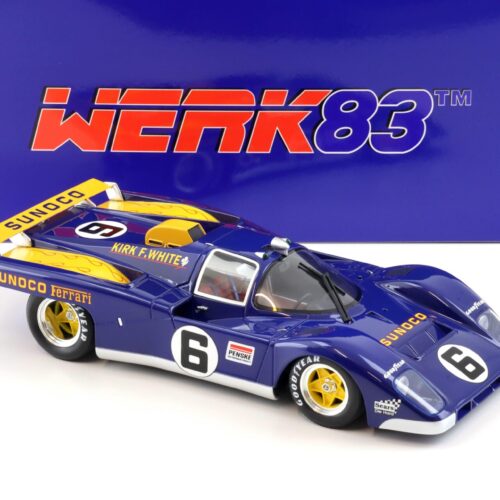 1:18 WERK83 Resin Ferrari 512M Sunoco 3rd 24h Daytona 1971 #6 Donohue/ Hobbs