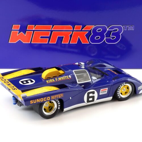 1:18 WERK83 Resin Ferrari 512M Sunoco 3rd 24h Daytona 1971 #6 Donohue/ Hobbs