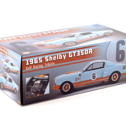 1:18 ACME 1965 Shelby GT350R Coupe Gulf Racing Tribute #6 blue/ orange