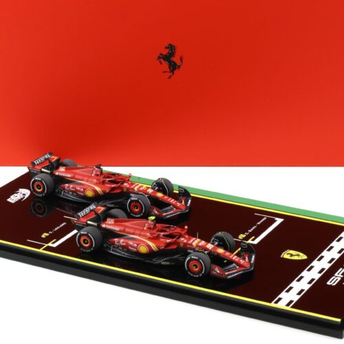 1:43 BBR Ferrari SF-24 Australien GP 2024 Special Set Leclerc + Sainz - Limited 100 pcs.