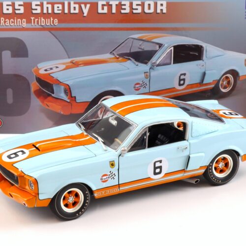 1:18 ACME 1965 Shelby GT350R Coupe Gulf Racing Tribute #6 blue/ orange