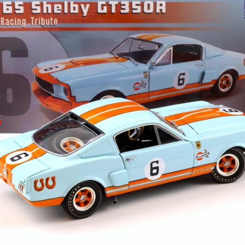 1:18 ACME 1965 Shelby GT350R Coupe Gulf Racing Tribute #6 blue/ orange