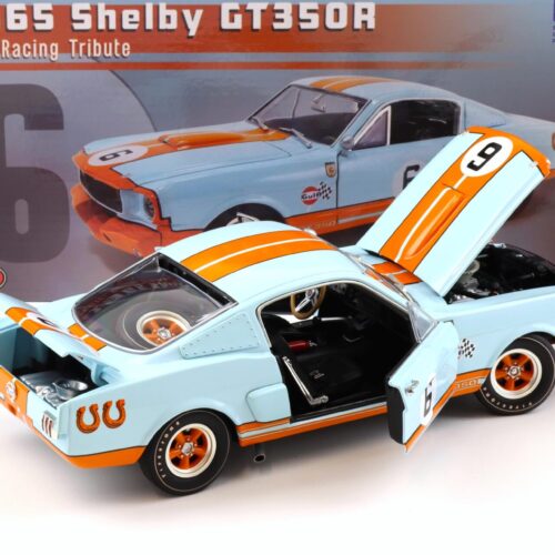 1:18 ACME 1965 Shelby GT350R Coupe Gulf Racing Tribute #6 blue/ orange
