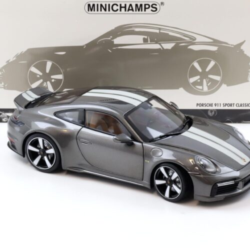 1:18 Minichamps Porsche 911 992 Sport Classic Coupe 2022 grey metallic