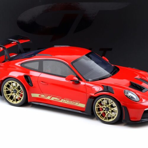 1:12 GT Spirit GT939 Porsche 911 992 GT3 RS Coupe Guards red/ gold wheels 2021