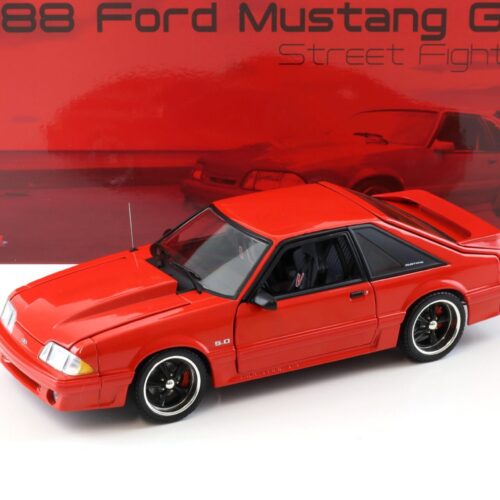 1:18 GMP 1988 Ford Mustang GT Coupe Street Fighter red