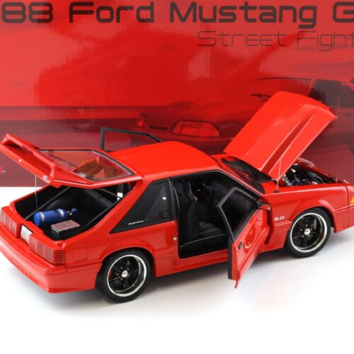 1:18 GMP 1988 Ford Mustang GT Coupe Street Fighter red