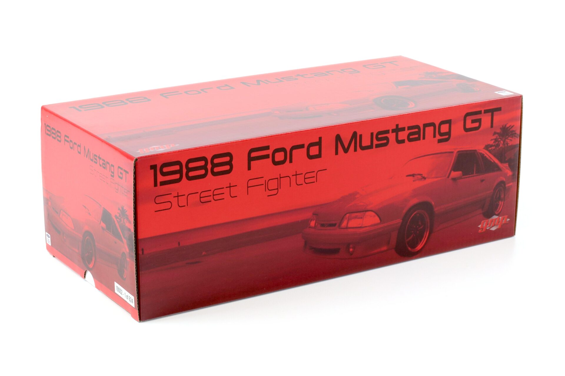 1:18 GMP 1988 Ford Mustang GT Coupe Street Fighter red