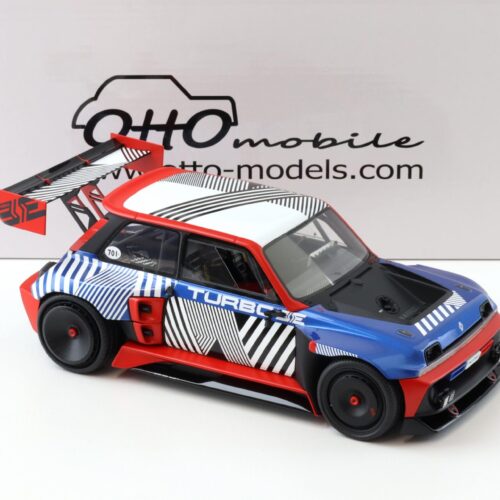 1:18 OTTO mobile OT1175 Renault 5 Turbo 3E E-Tech metal blue 2023