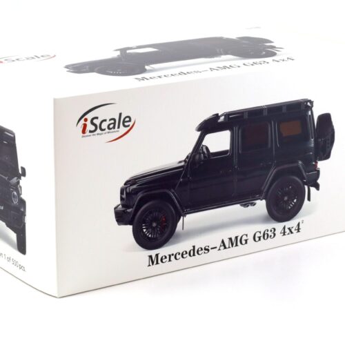 1:18 iScale Mercedes G63 AMG (W463) 4x4 magnetit black metallic 2022