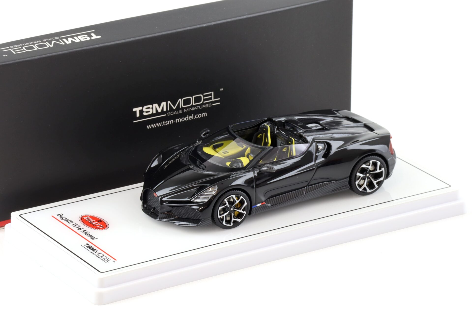 ID 101535 orig.jpg 1:43 TSM Model Bugatti W16 Mistral black TSM430821