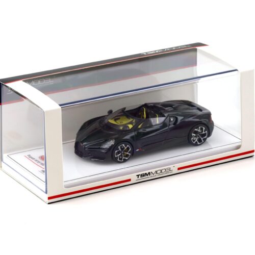 1:43 TSM Model Bugatti W16 Mistral black TSM430821