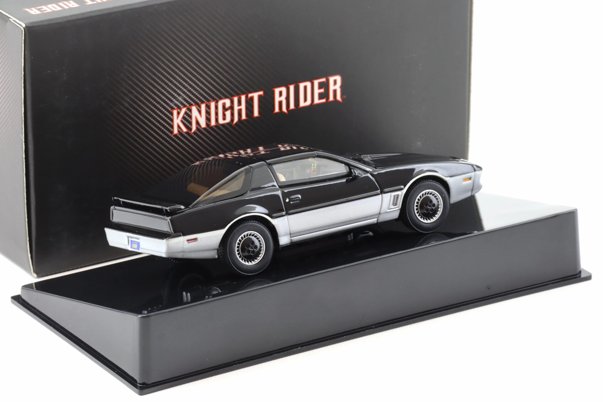 1:43 Hot Wheels Elite Pontiac Trans AM Knight Rider KARR K.A.R.R. black/ silver