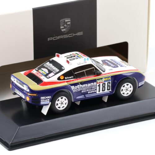 1:43 Spark Porsche 959 Paris-Dakar Rothmans Rally #186 WAP DEALER