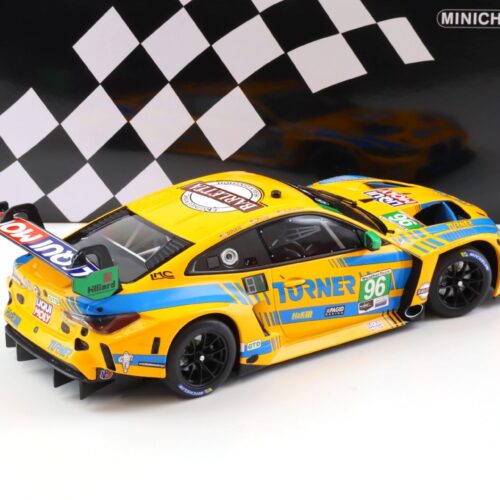 1:18 Minichamps BMW M4 GT3 GTD Turner Motorsport #96 IMSA 2022 Foley/Dinan