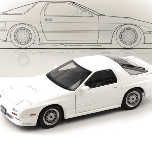 1:18 WHELART Mazda Savanna RX-7 FC3S Coupe white/ silver wheels