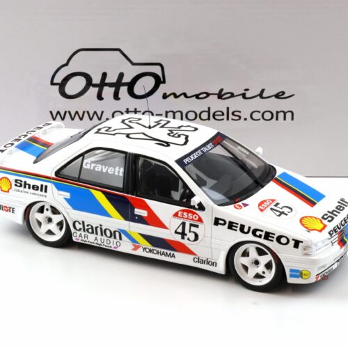1:18 OTTO mobile OT1141 Peugeot 405 MI16 BTCC #45 Gravett 1992