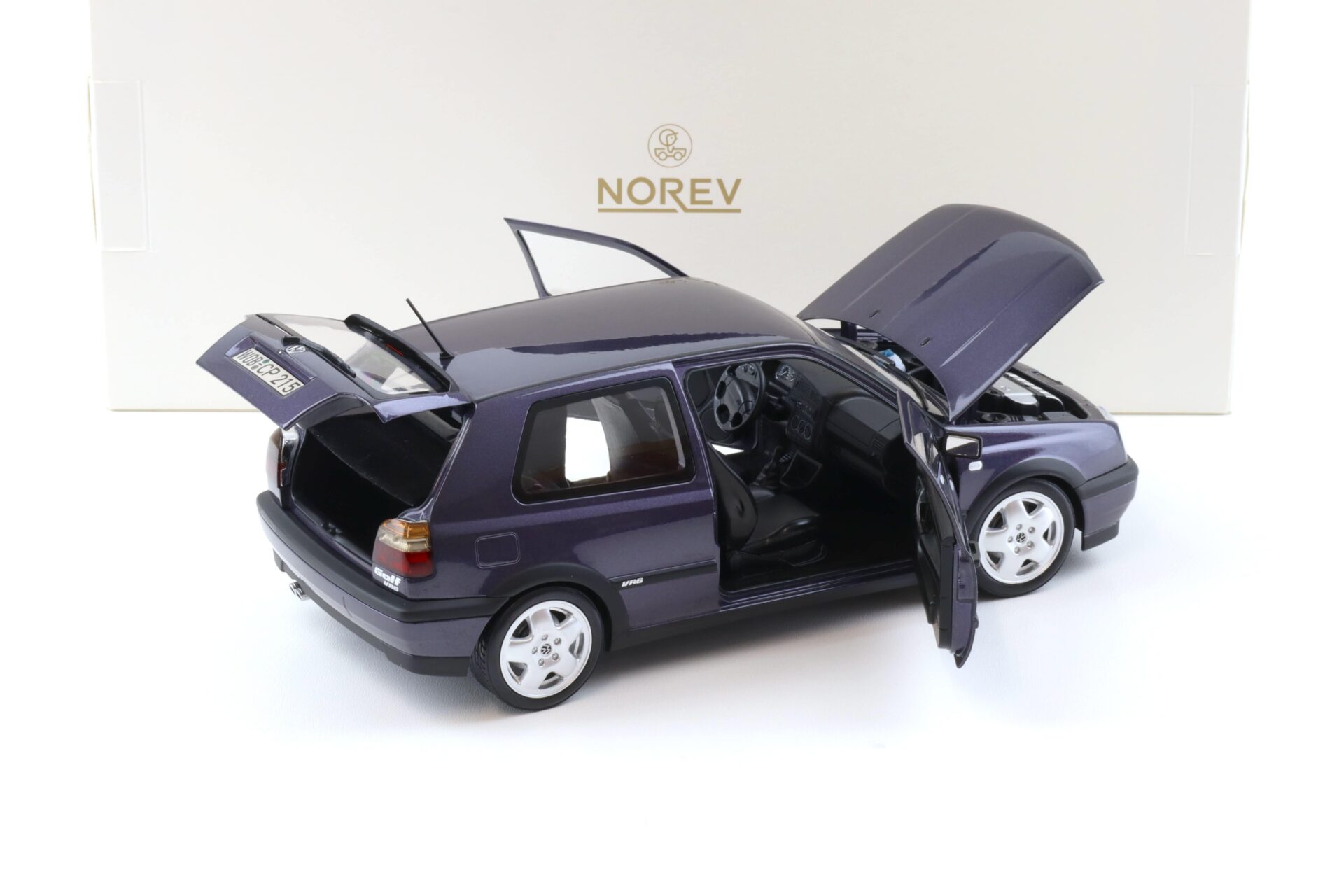 1:18 Norev VW Golf 3 VR6 Rabbit 1996 purple metallic 188417