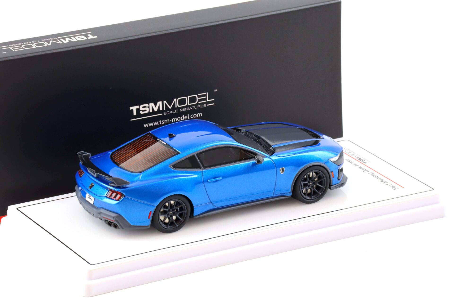 1:43 TSM Model Ford Mustang Dark Horse 2024 Grabber blue TSM430836