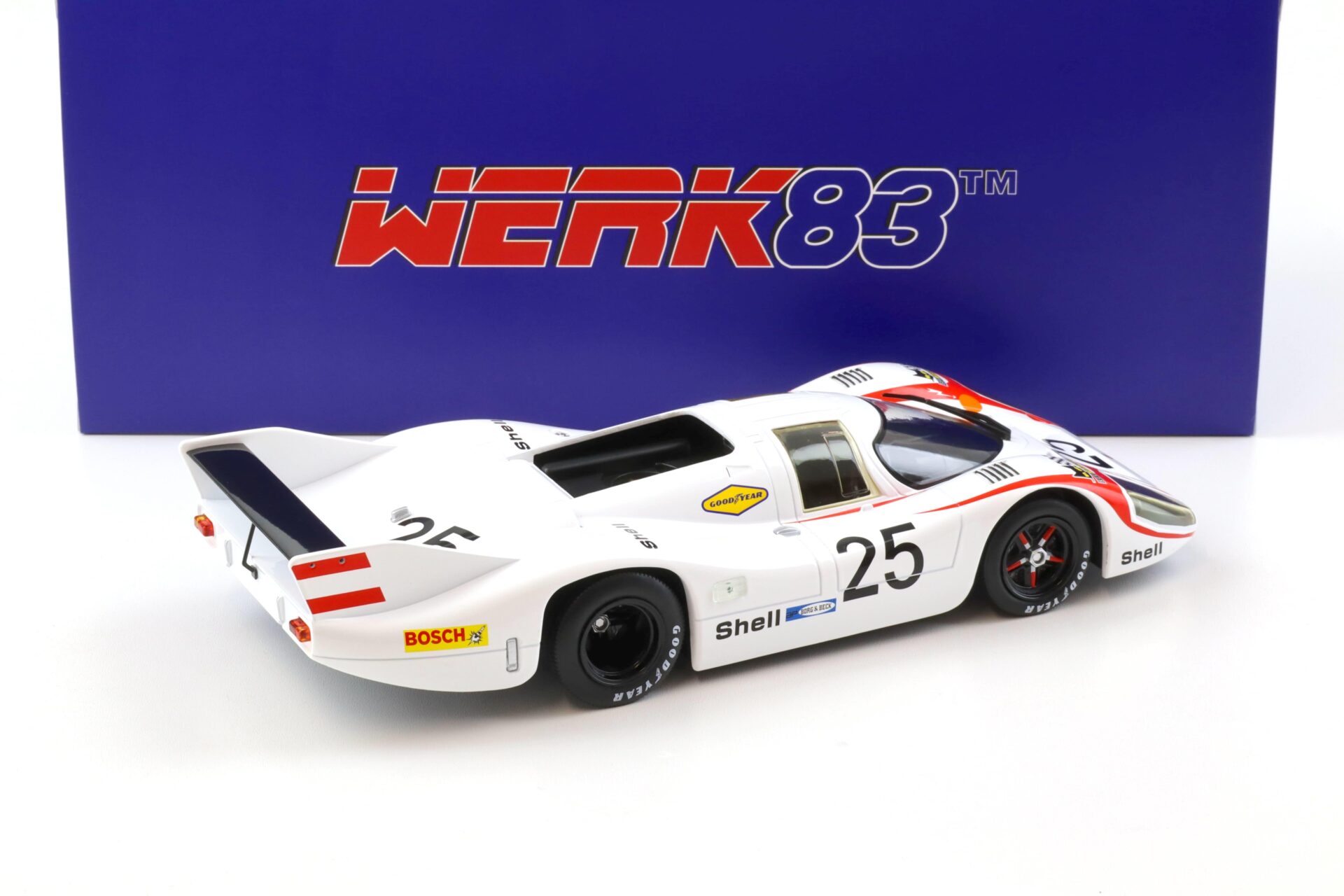 1:18 WERK83 Porsche 917 Long Tail Pole Position 24h Le Mans 1970 Ahrens/ Elfort #25