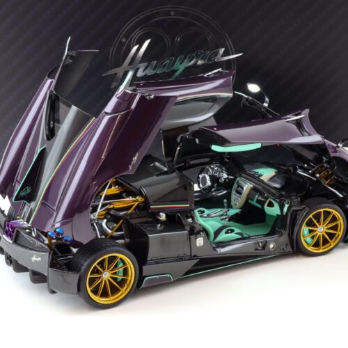 1:18 Almost Real Pagani Huayra Dinastia Yazi purple Carbon/ turquoise 2016