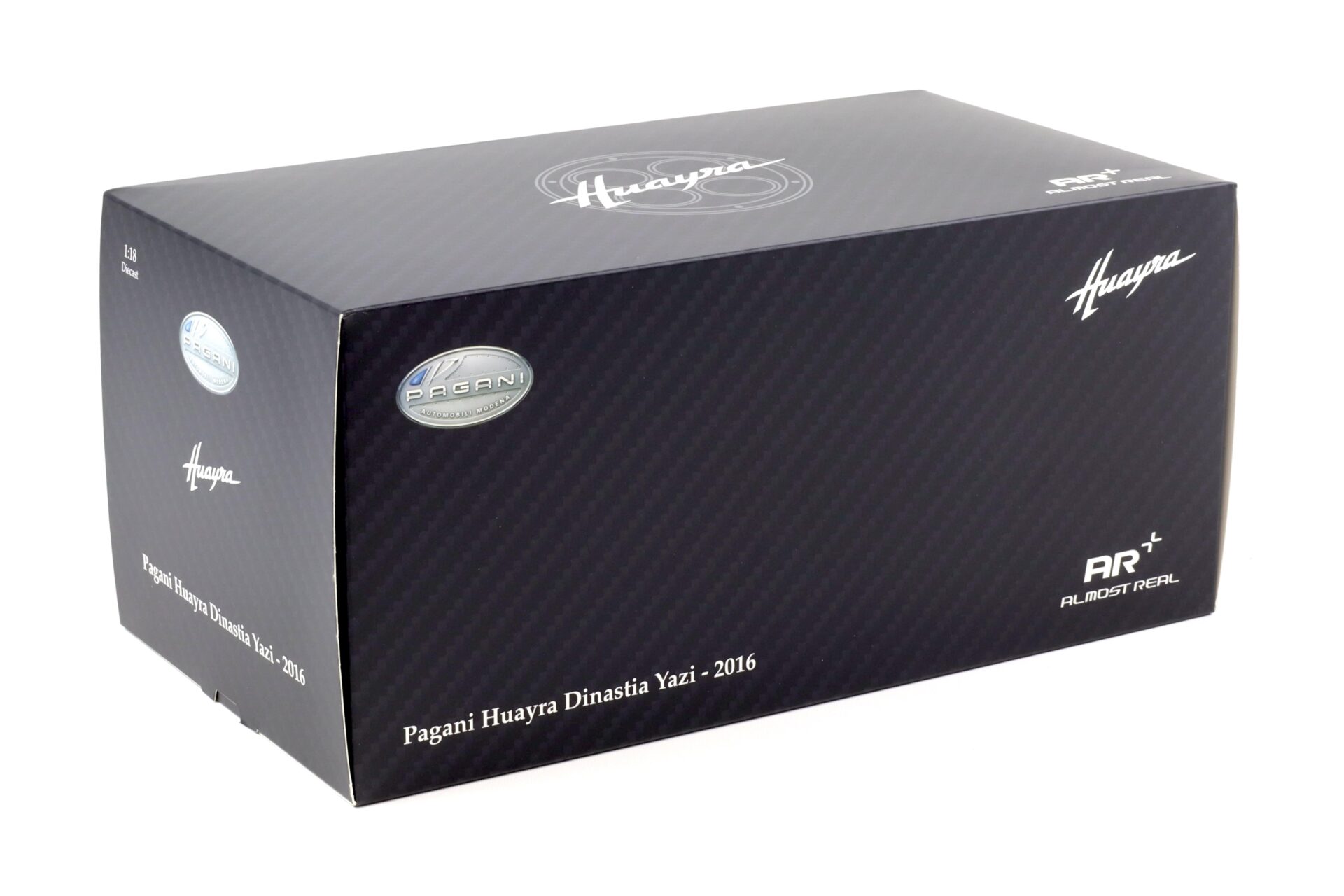 1:18 Almost Real Pagani Huayra Dinastia Yazi purple Carbon/ turquoise 2016