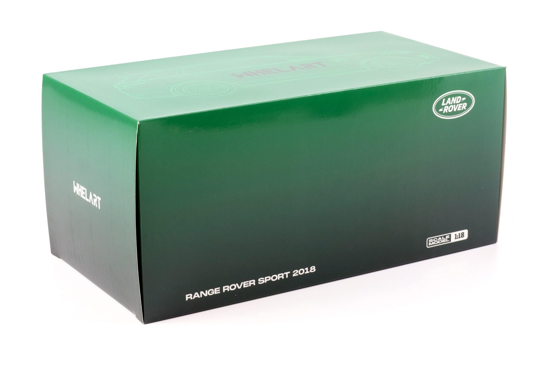1:18 WHELART Range Rover Sport 2018 white / black wheels DIECAST
