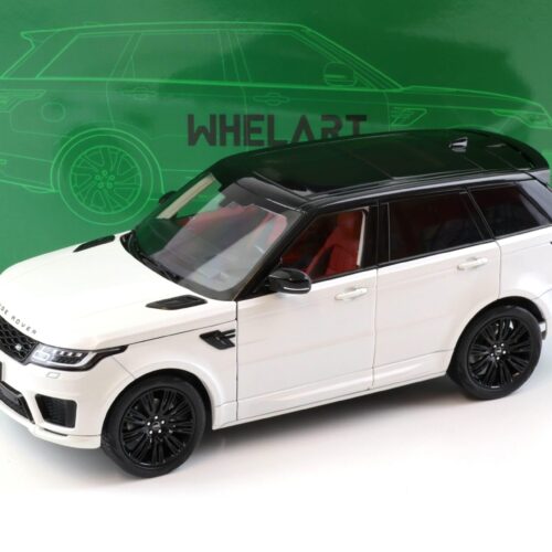 1:18 WHELART Range Rover Sport 2018 white / black wheels DIECAST