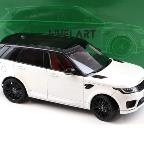 1:18 WHELART Range Rover Sport 2018 white / black wheels DIECAST