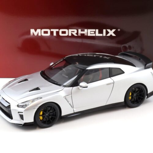 1:18 Motorhelix Nissan GT-R R35 Track Edition by NISMO T-Spec 2022 Ultimate Metal silver