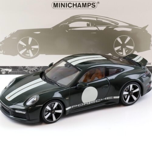 1:18 Minichamps Porsche 911 992 Sport Classic Coupe 2022 green metallic