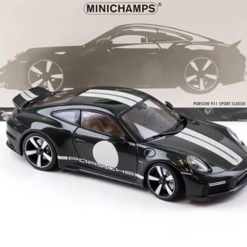 1:18 Minichamps Porsche 911 992 Sport Classic Coupe 2022 green metallic