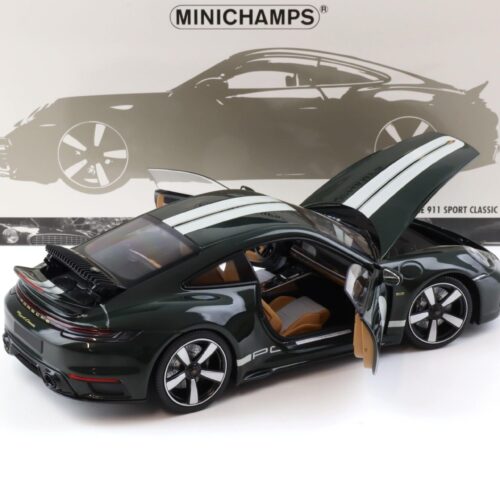 1:18 Minichamps Porsche 911 992 Sport Classic Coupe 2022 green metallic