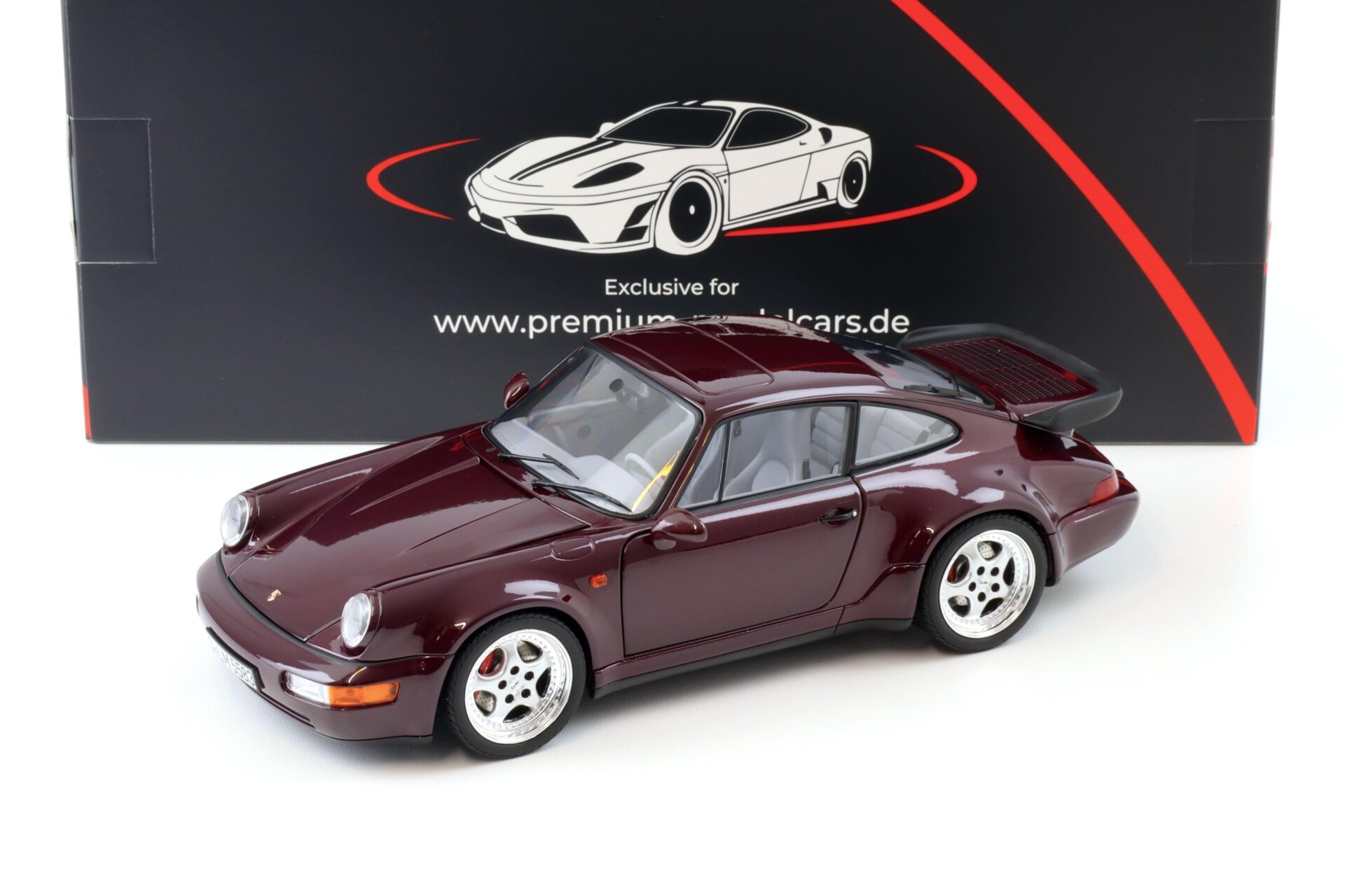 1:18 Norev Porsche 911 964 Turbo 3.6 Coupe 1993 Amethyst metallic - Limited 999 pcs.