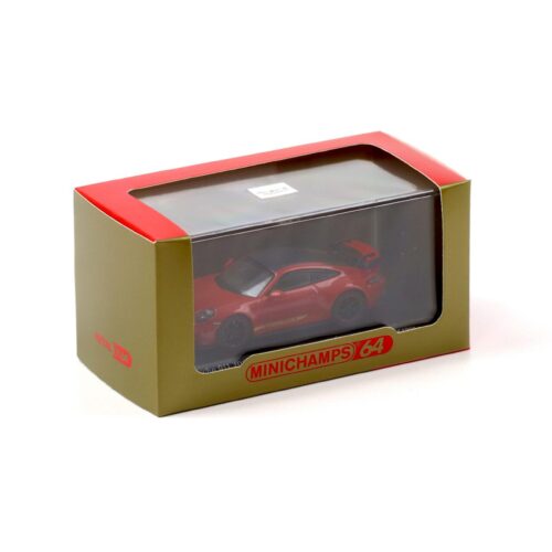 1:64 Minichamps Porsche 911 992 GT3 Coupe Guards red/ Carbon roof