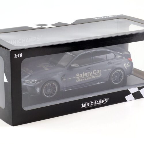 1:18 Minichamps BMW M3 Competition G80 Safety Car Moto GP 2020 grey metallic