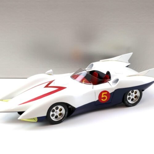1:18 Schwyn Haas Aluminium Body Hamilton Mach 5 Speed Racer white