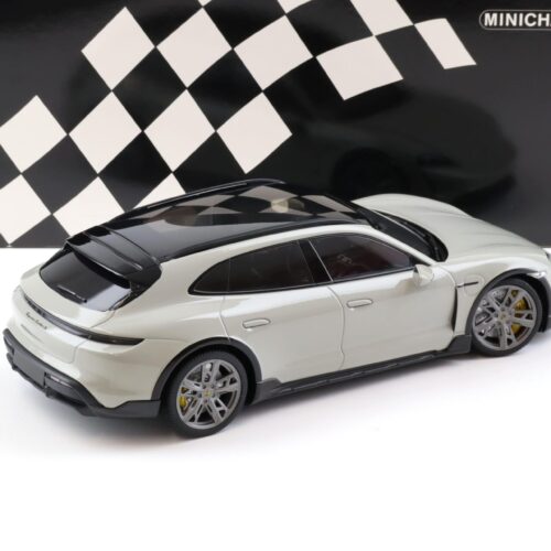 1:18 Minichamps Porsche Taycan Turbo S Cross Turismo 2021 Chalk grey