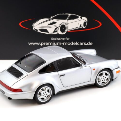 1:18 Norev Porsche 911 964 Carrera 4 WTL 30 Jahre 911 Polar silver - Limited 999 pcs.
