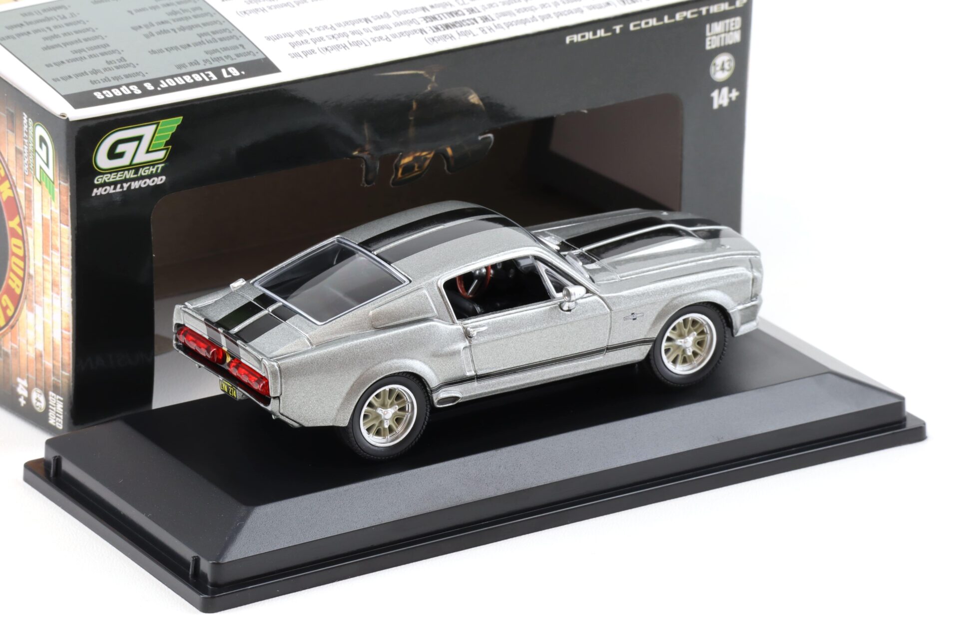 1:43 Greenlight 1967 Ford Mustang Shelby GT500 ELEANOR Gone in 60 Seconds
