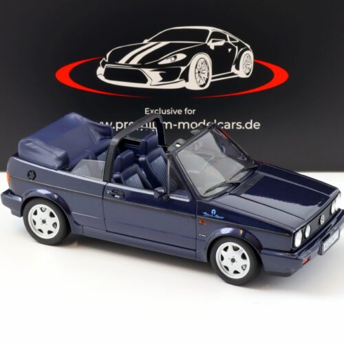 1:18 Norev VW Golf 1 Cabriolet Etienne Aigner 1990 Midnight blue metallic - Limited 750 pcs.